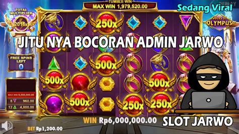 Admin Jarwo Slot - Sang Pemimpi Penuh Keberuntungan di Dunia Mesin Slot Online Terkini